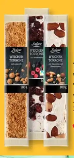 Lidl Deluxe Weicher Torroneriegel Angebot