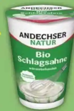 E-Center Andechser Natur Bio Schlagsahne Angebot
