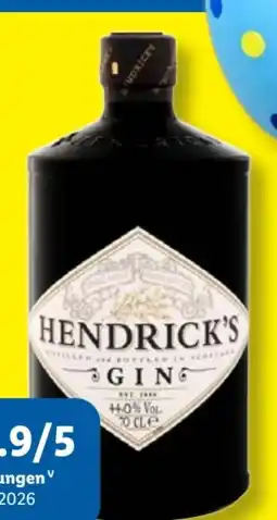 Lidl Hendrick‘s Gin Angebot