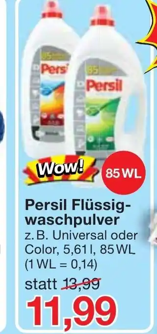 Jawoll Persil Flussigwaschpulver Angebot