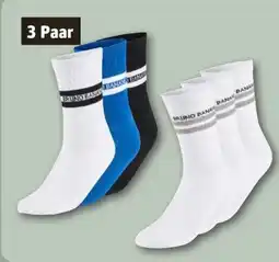 REWE Center Bruno Banani Herren-Socken 3er-Pack Angebot