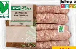 REWE Center Rewe Bio Schweine Bratwurst Angebot