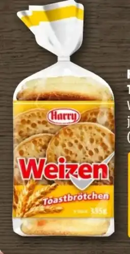 REWE Center Harry Brot Toastbrötchen Angebot