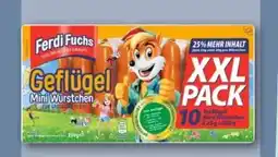REWE Center Ferdi Fuchs Geflügel Mini Würstchen Angebot