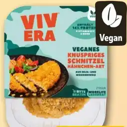 REWE Center Vivera Veganes Knusprige Schnitzel Hähnchen-Art Angebot