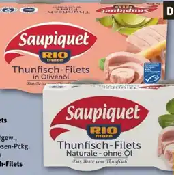 REWE Center Saupiquet Thunfisch-Filets in Olivenöl Angebot
