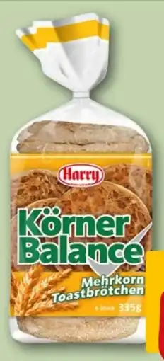 REWE Center Harry Brot Körner Balance Toast Angebot