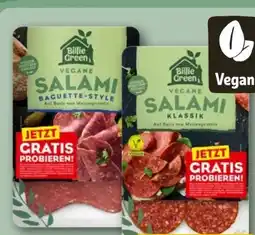 REWE Center Billie Green Vegane Salami Angebot