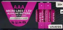 REWE Center Vivess Batterien Micro AAA Angebot