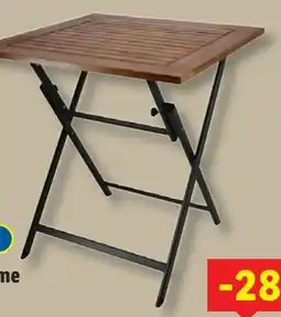 Lidl Livarno Home Garten-Klapptisch Valencia Angebot