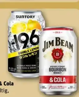 REWE Center Jim Beam Bourbon Whiskey & Cola Angebot