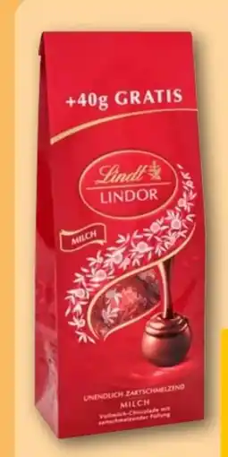 REWE Center Lindt Lindor Kugel Beutel Milch Angebot