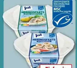 REWE Center ja! Sahne-Heringsfilets Angebot