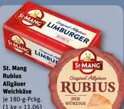 REWE St. Mang Allgäuer Rubius Weichkäse Angebot