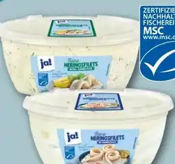 REWE ja! Sahne-Heringsfilets Angebot