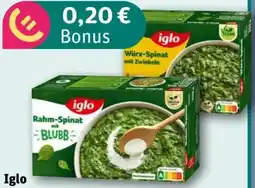 REWE Iglo Würz-Spinat Angebot