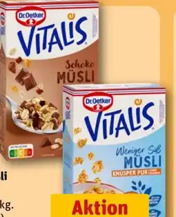 REWE Dr. Oetker Vitalis Schokomüsli Angebot