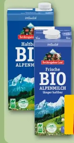 REWE Berchtesgadener Land Haltbare Bio Alpenmilch Angebot