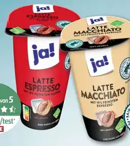 REWE ja! Latte Espresso Angebot