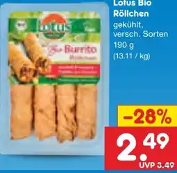 Netto Marken-Discount Lotus Bio Börek Röllchen Angebot