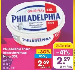 Netto Marken-Discount Philadelphia Natur XXL Angebot