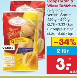 Netto Marken-Discount Coppenrath & Wiese Brötchen Angebot