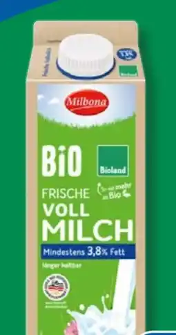 Lidl Milbona Bio-Vollmilch Angebot
