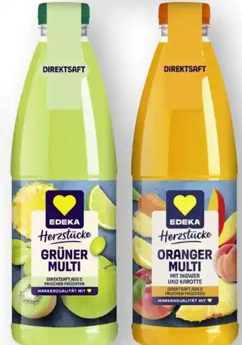 Scheck-in-Center Edeka Herzstücke Direktsaft Angebot