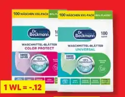 Lidl Dr. Beckmann Waschmittel-Blätter XXL Angebot