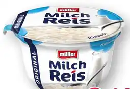 Scheck-in-Center Müller Milch Reis Angebot