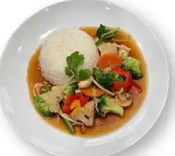 Scheck-in-Center Scheck-in Center Hoisin mit Gemüse und Reis Angebot