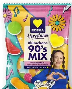 Scheck-in-Center Edeka Herzstücke Fruchtgummi Blümchens 90‘s Mix Angebot