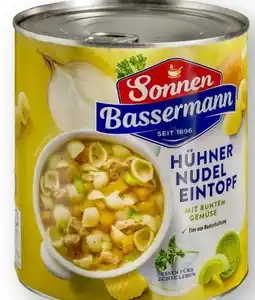 Scheck-in-Center Sonnen-Bassermann Hühner-Nudel-Eintopf Angebot