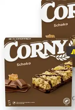 Scheck-in-Center Schwartau Corny Riegel Angebot