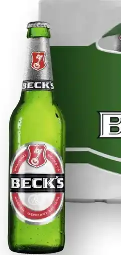 Scheck-in-Center Beck's Bier Angebot