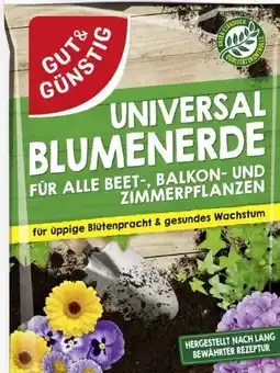 Scheck-in-Center Gut & Günstig Universal Blumenerde Angebot