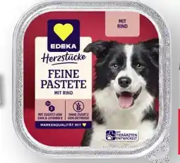 Scheck-in-Center Edeka Herzstücke Feine Pasteten Hundenahrung Angebot