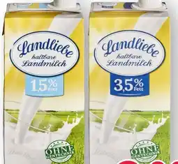 Scheck-in-Center Landliebe Haltbare Landmilch Angebot