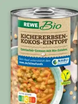 REWE Center Rewe Bio Kichererbsen Kokos-Eintopf vegan Angebot