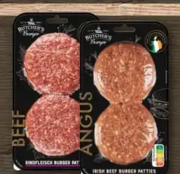 REWE Butcher’s Burger Angus Irish Beef Patties Angebot