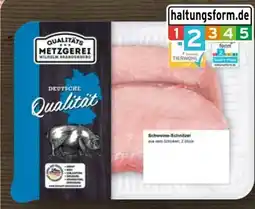 REWE Metzgerei Wilhelm Brandenburg Schweine-Schnitzel Angebot