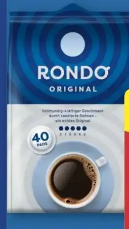 Aldi Nord Röstfein Rondo Original Kaffeepads Angebot