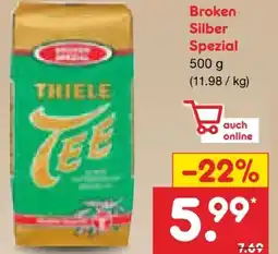 Netto Marken-Discount Thiele Tee Broken Silber Angebot