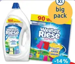 Budni Weißer Riese Waschmittel XXL Angebot