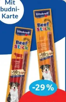 Budni Vitakraft Hundesnack Beef-Stick Angebot