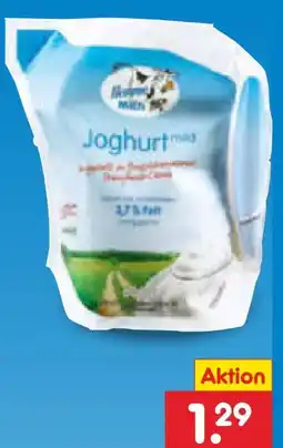 Netto Marken-Discount Hemme Milch Natur Joghurt Mild Angebot