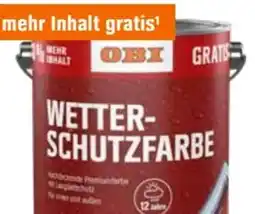 OBI Obi Wetterschutzfarbe Angebot