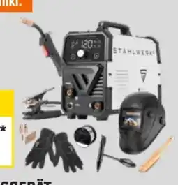 OBI Stahlwerk Schweissgerät Mini Flux Starter Set 8020 Angebot