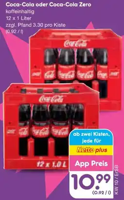 Netto Marken-Discount Coca-Cola Cola Angebot