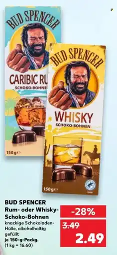 Kaufland BUD SPENCER Rum- oder Whisky- Schoko-Bohnen Angebot
